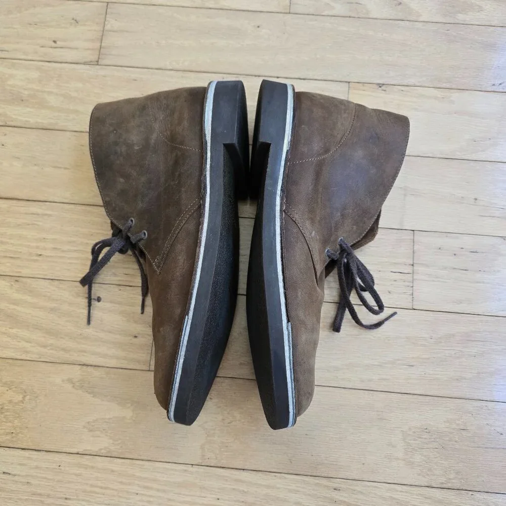 Clarks | Bushacre 2 brown leather collegiate chukka boots | MENS 9.5